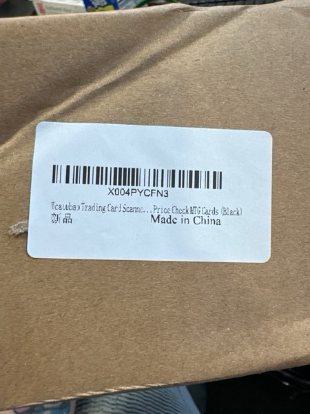 Condition photo showing New/Like New for Trading Card Scanner Stand for MTG Cards, Scanstand for Standard Size Trading Cards, Phone Holder with Card Box, Compatible with ManaBox App, Quickly Scan and Price Check MTG Cards (Black)