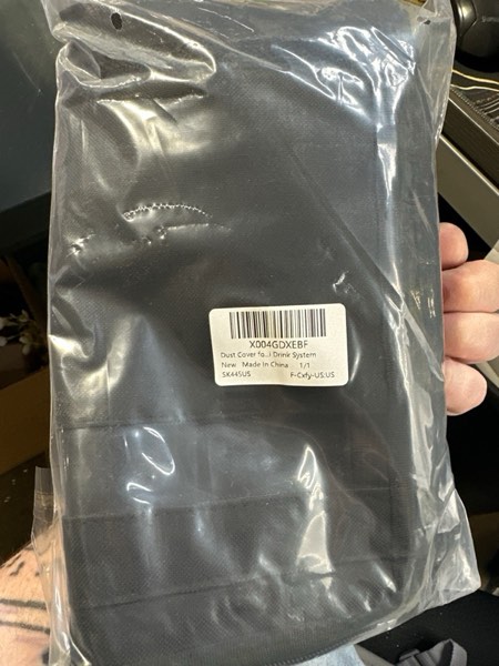 Condition photo showing New/Like New for Soda Machine Dust Cover for Ninja Thirsti Drink System, Cover Bag with Storage Pockets Compatible with Ninja Thirsty, Flavored Water Drops(Bag Only), Black