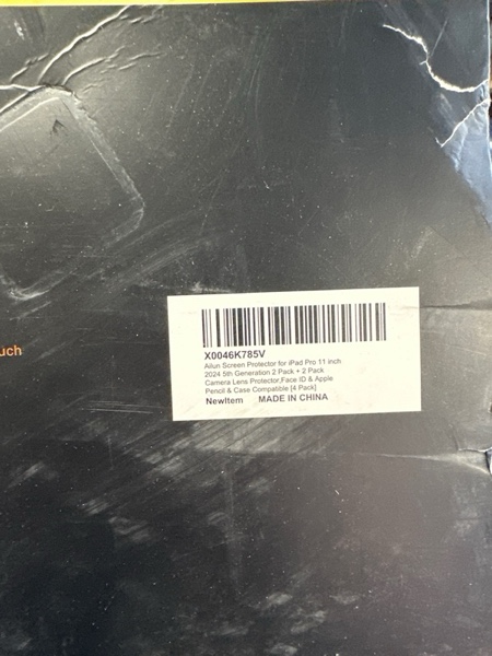 Condition photo showing New/Like New for Ailun Screen Protector for iPad Pro 11 inch 2025/2024 [6th/5th Generation, M5/M4] 2 Pack + 2 Pack Camera Lens Protector,Tempered Glass 0.33mm,Face ID & Apple Pencil & Case Compatible [4 Pack] iPad Pro 5th Gen