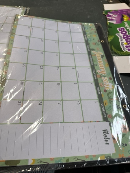 Condition photo showing New/Like New for Lbylyhxc 2026 Desk Calendar, 18-Month Calendar Runs from Jan. 2026 to Jun. 2027, Large 17" x 12" Desktop/Wall Monthly Calendar for Home, School or Office (Seasons Desk Calendar)