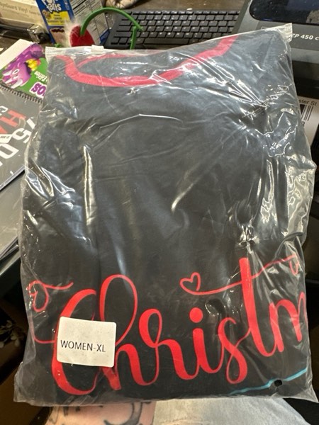 Condition photo showing New/Like New for (Women-XL) Onancehim Matching Christmas Pajamas Sets for Family, Cute Womens Mens Christmas Pjs Set Women X-Large Black Christmas