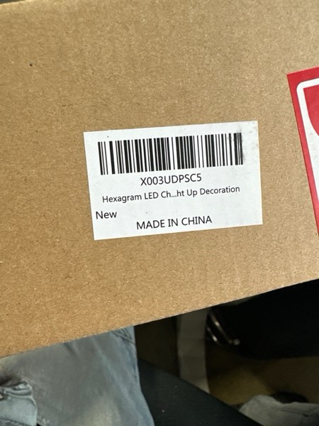 Condition photo showing New/Like New for Hexagram Christmas Decorations Indoor Christmas Gnomes Table Centerpieces Train Decor - Lighted Gnome Tabletop Decor, Light Up Xmas Train Figurines for Home Christmas 12"x2.8"x3.6"