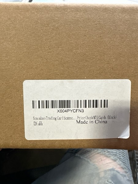 Condition photo showing New/Like New for Trading Card Scanner Stand for MTG Cards, Scanstand for Standard Size Trading Cards, Phone Holder with Card Box, Compatible with ManaBox App, Quickly Scan and Price Check MTG Cards (Black)