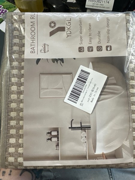 Condition photo showing New/Like New for YDKGL Bath Mat Bathroom Rugs Non Slip Washable, Soft Braided Ultra Thin Bath Mat, Super Absorbent Quick Dry Bath Rug Shower Mat, Rubber Backing, Fit Under Door Bathroom Floor Tub, Brown 20" x 31" 20" x 31" A- Brown