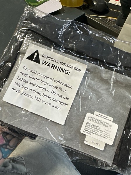 Condition photo showing New/Like New for REFLEX CAMERA Universal Protective Waterproof DSLR/SLR Rain Cover with Drawstring Sleeves & Clear Viewing Window for Sony, Canon, Nikon, Panasonic, Lightweight Nylon Protection for All-Weather Outdoor