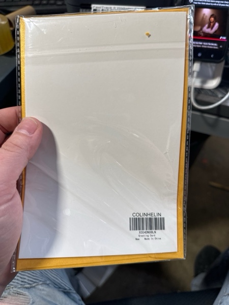 Condition photo showing New/Like New for Funny Merry Christmas Birthday Card, December Birthday Card for Women Men, Born in December Card for Him Her, Brilliant Christmas Birthday Card Gift, Holiday Birthday Card, Happy Xmas Birthday #7