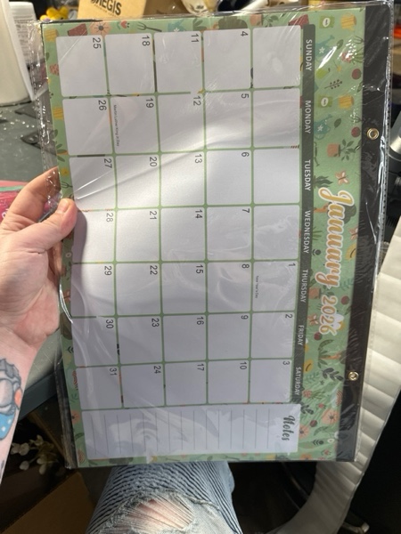 Condition photo showing New/Like New for Lbylyhxc 2026 Desk Calendar, 18-Month Calendar Runs from Jan. 2026 to Jun. 2027, Large 17" x 12" Desktop/Wall Monthly Calendar for Home, School or Office (Seasons Desk Calendar)