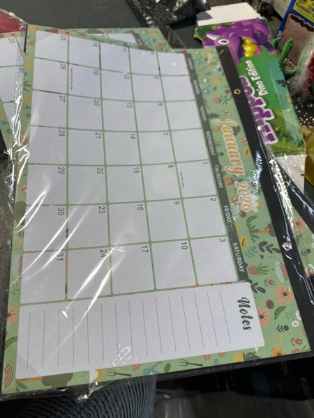 Condition photo showing New/Like New for Lbylyhxc 2026 Desk Calendar, 18-Month Calendar Runs from Jan. 2026 to Jun. 2027, Large 17" x 12" Desktop/Wall Monthly Calendar for Home, School or Office (Seasons Desk Calendar)