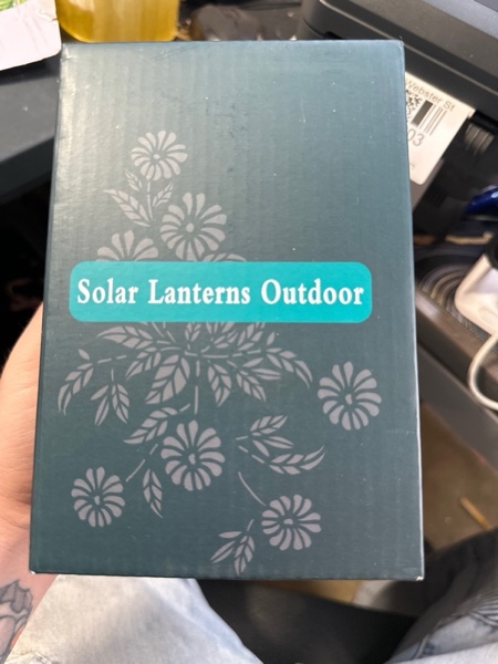 Condition photo showing New/Like New for Cardinal Solar Lanterns Outdoor Waterproof Garden Decor Suitable for Birthday Gifts for Women Mom Grandma Metal Hanging Solar Lights for Outside LED Lantern for Yard Patio Lawn Pathway Landscape