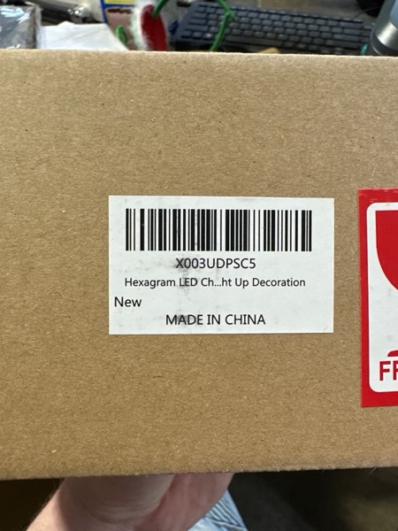 Condition photo showing New/Like New for Hexagram Christmas Decorations Indoor Christmas Gnomes Table Centerpieces Train Decor - Lighted Gnome Tabletop Decor, Light Up Xmas Train Figurines for Home Christmas 12"x2.8"x3.6"