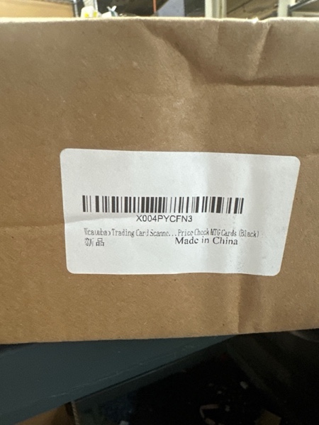 Condition photo showing New/Like New for Trading Card Scanner Stand for MTG Cards, Scanstand for Standard Size Trading Cards, Phone Holder with Card Box, Compatible with ManaBox App, Quickly Scan and Price Check MTG Cards (Black)