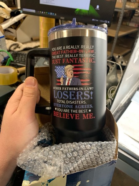 Condition photo showing New/Like New for Gifts for Father-in-law from Daughter Son in Law,Funny Father-in-law Gifts for Fathers Day,40oz Father Tumbler Father-in-laws Gift,Unique Father-in-laws Presents Ideas for Father on Birthday Christmas Father in Law