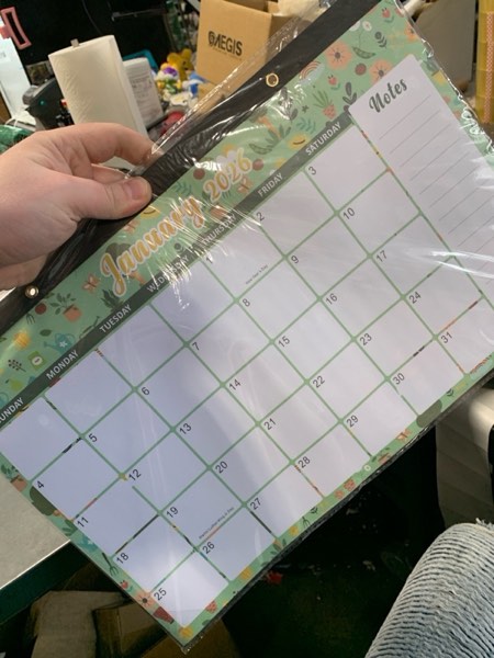 Condition photo showing New/Like New for Lbylyhxc 2026 Desk Calendar, 18-Month Calendar Runs from Jan. 2026 to Jun. 2027, Large 17" x 12" Desktop/Wall Monthly Calendar for Home, School or Office (Seasons Desk Calendar)