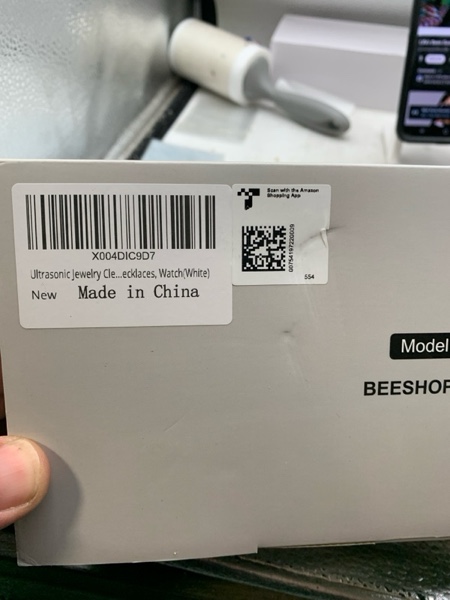 Condition photo showing New/Like New for BEESHOP 48kHz Ultrasonic Jewelry Cleaner, Dual Modes with Degas Function, for Jewelry, Glasses, Rings, Retainers, Dentures, Watch Straps & More, 19oz 304 Stainless Steel Tank, 30W Sonic Cleaner Power White