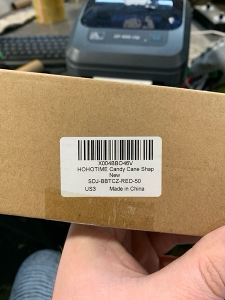 Condition photo showing New/Like New for HOHOTIME 30Pcs Candy Cane Christmas Decorations, Red White Straight Christmas Tree Picks Ornaments, Candy Cane Christmas Tree Decorations for Vase Garland Wreath DIY Craft Xmas Tree Topper Home Decor Red and White 30