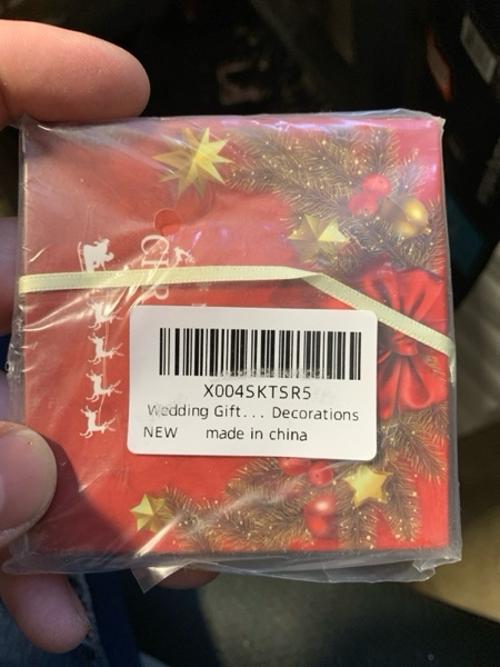 Condition photo showing New/Like New for Wedding Gifts for Couples 2025 - Mr and Mrs Gifts, Wedding Gift Ideas for Newly Wed Couple, Bride, Bridal Shower, Future Mr & Mrs - Christmas Glass Ornament 2025, 1st Married Decorations