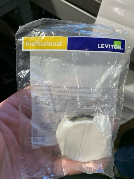 Condition photo showing New/Like New for Leviton Replacement Cap with O-Ring for Floor Box Assembly, 5249-CAP