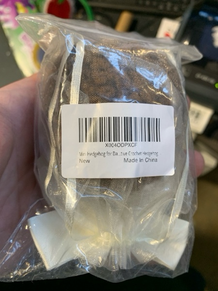 Condition photo showing New/Like New for Valentines Day Birthday Dad Gifts from Daughter Son Wife for Dads Fathers Men Present, I Love You Dad Gift for Daddy Papa Bonus Step Father, Crochet Hedgehog Gift Ideas Dad-Hdege-hug you forever