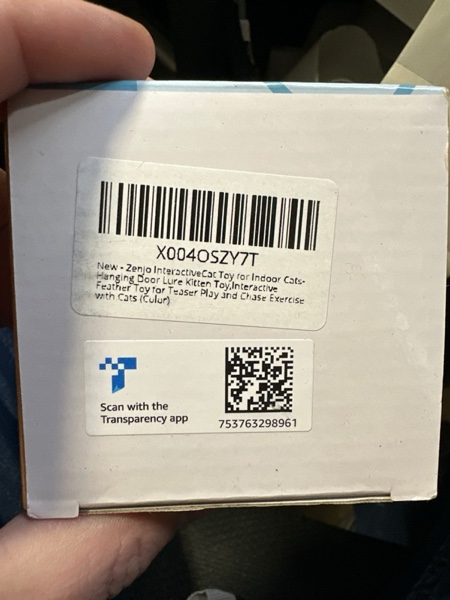 Condition photo showing New/Like New for Interactive Cat Toys for Indoor Cats,Rechargeable Automatic Concealed Cat Feather Teaser,Motion Activated Enrichment Toys for Indoor Bored Adult Cats(Color) White