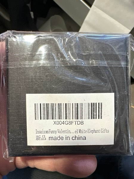 Condition photo showing New/Like New for Funny Valentines Day Gifts for Him Her, Unique Christmas Stocking Stuffers for Girlfriend Boyfriend Couples Wife Husband Adults, Romantic for Women Men, Novel White Elephant Gifts(Love Gift)