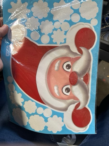 Condition photo showing New/Like New for 465 PCS 10 Sheet Double-Sided Christmas Window Clings, Christmas Snowflake Window Clings Stickers for Glass, Xmas Holiday Santa Claus Reindeer Snowflake Decals for Party White 03