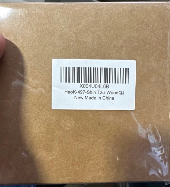 Condition photo showing New/Like New for IRTAGANNY Merry Christmas Shih Tzu Money Holders for Cash, Shih Tzu Dog Lovers Xmas Money Holder for Cash Gifts for Women Men, Dog Decorative Wooden Hanging Ornaments for Christmas Tree