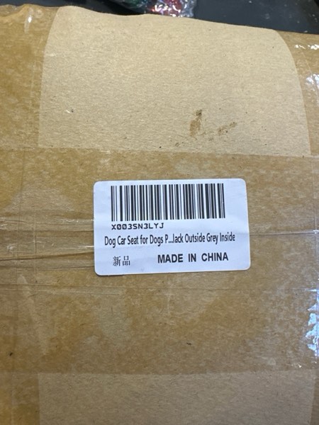 Condition photo showing New/Like New for Large Dog Car Seat,Dog Car Bed for Large & Medium & 2 Small Dogs,Pet Booster Seats for Travel Safety?Soft Fabric and Non-Slip Base,Can Be Disassembled and Easy to Clean(Black)