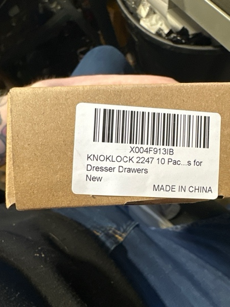 Condition photo showing New/Like New for KNOKLOCK 10 Pack 3.75 Inch(96mm) Kitchen Cabinet Handles Antique Brass Cabinet Pulls Vintage Retro Kitchen Cabinet Hardware Drawer Pulls for Dresser Cupboard Wardrobe 3.75"/96MM Hole Center Antique Brass