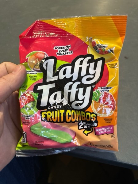 Condition photo showing New/Like New for Laffy Taffy Fruit Combos, 3.5 Ounce Mixed-Fruit 3.5 OZ