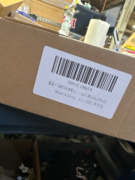 Condition photo showing New/Like New for Monitor Stand Riser, Wooden Computer Stand for Desk, Wood and Steel Multi-Purpose Desktop Storage Laptop Riser Desk Shelf for Computer, Laptop, PC, Printer, 21.65 x 9.45 x 3.94 Inch Length (Black/1 Pack)