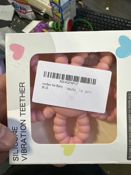 Condition photo showing New/Like New for Wacipeck Vibrating Teethers for Babies 6-18 Months, Sensory Chew Toys for Kids with Autism & Special Needs, Chew Toys with 3 Vibration Modes, Toddler Travel Essential, 1-2 Year Old Boys Girls Gifts