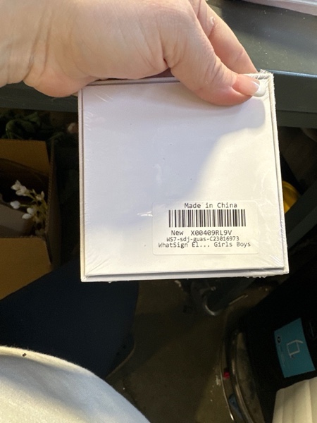 Condition photo showing New/Like New for WhatSign Elephant Ornament for Christmas Tree - Metal Cute Elephant Party Decorations Hanging Ornament Keepsake Gifts for Kids Girls