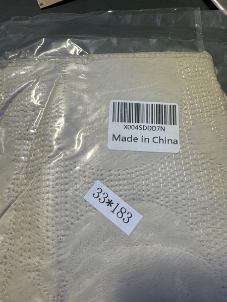 Condition photo showing New/Like New for Fall Table Runner, Off White Pumpkins 3D Faux Fur Table Runners, Soft Thanksgiving Halloween Table Decor for Indoor Outdoor, Autumn Home Party Decor, 13*72 Inch Offwhite 13" x 72"