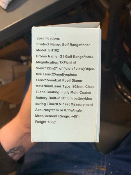 Condition photo showing New/Like New for High Precision Range Finder Golf with Slope Switch for Golf Tournament,Quick,1200 Yards, Flag Pole Locking Vibration,Rechargeable Range Finders with Magnet Stripe,Easy to Use