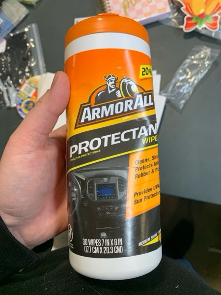 Condition photo showing New/Like New for Armor All Car Interior Protectant Wipes Holiday Stocking Stuffers 30 Count