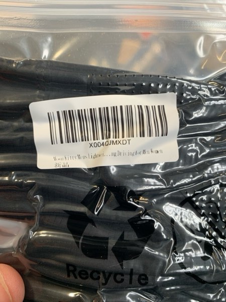 Condition photo showing New/Like New for Moon Kitty Mens Lightweight Running Gloves Winter Waterproof Cold Weather Black X-Large