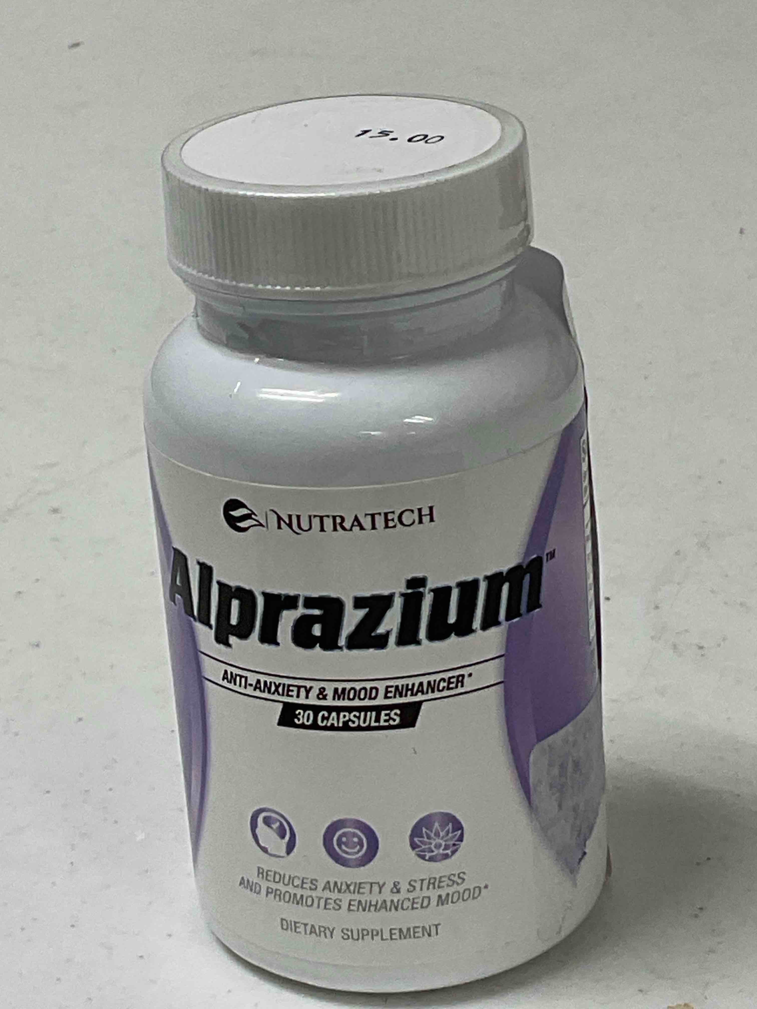 Condition photo showing New/Like New for Atrafen Alprazium - Natural Stress Relief Supplement for Promoting Better Mood, Relaxation and Calming, Non-Habit Forming, 30 Capsules