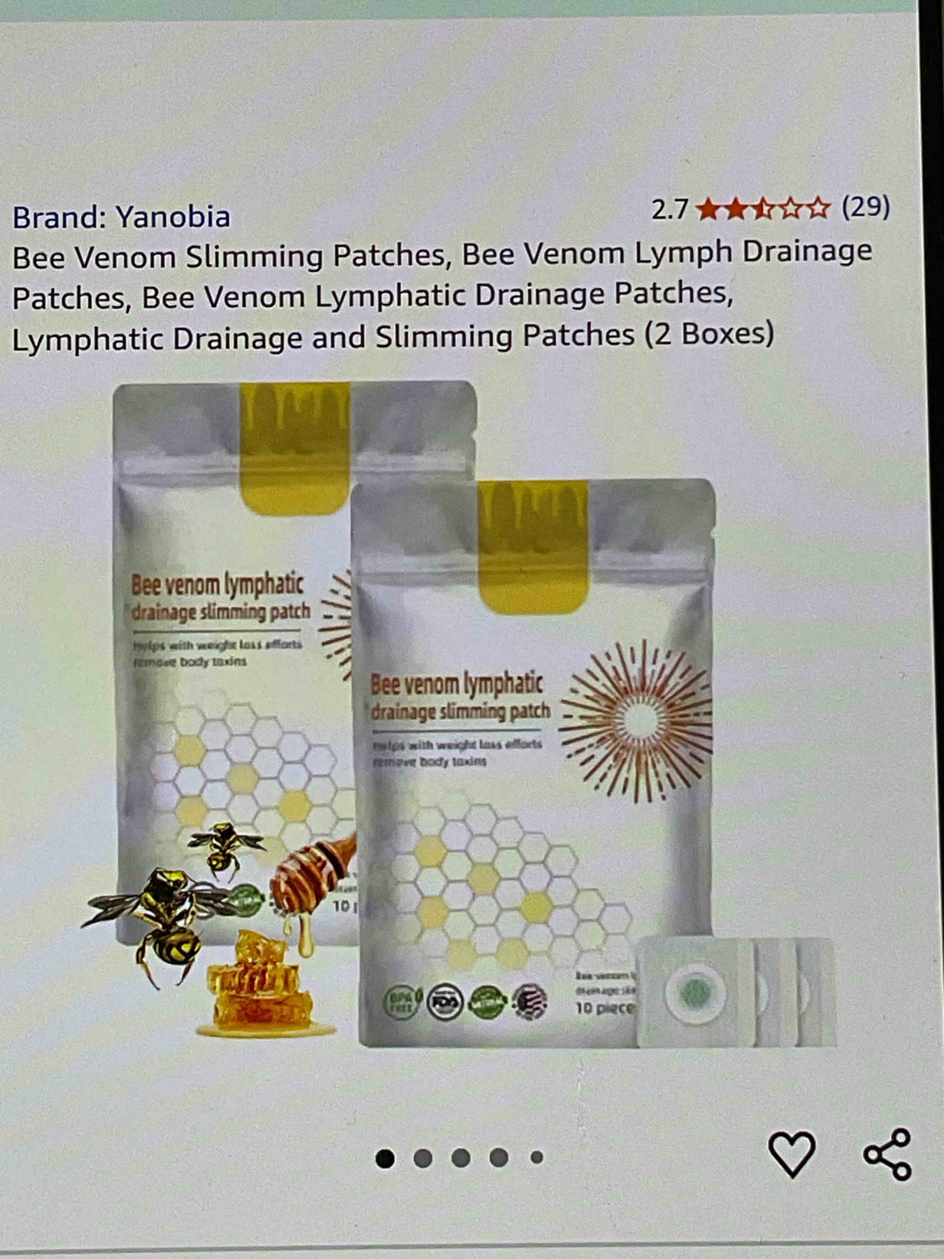 bee venom slimming patches