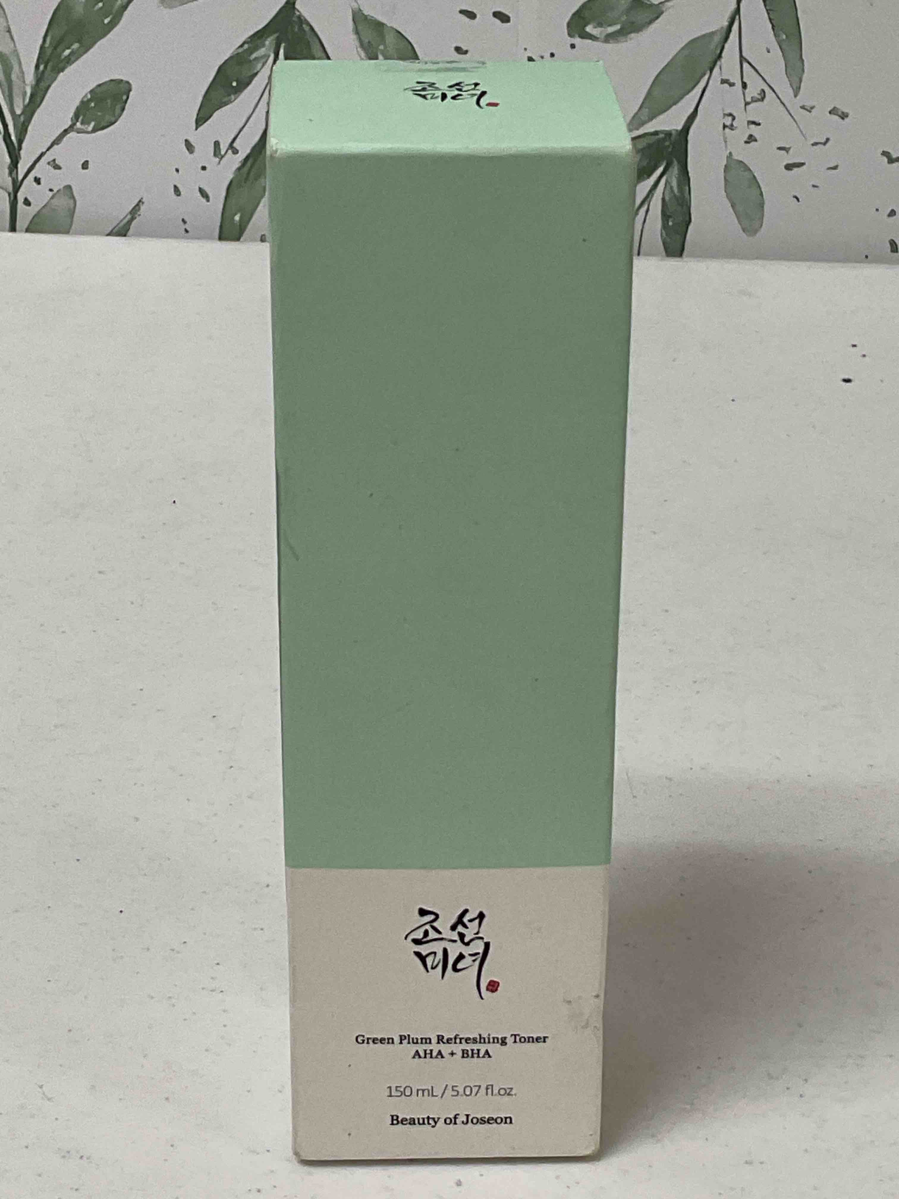 Condition photo showing New/Like New for Beauty of Joseon Green Plum AHA BHA Toner Refreshing Facial Essence Moisturizer Mild Exfoliating Salicylic Acid for All Skin Types, Korean Skin Care for Men Women 150ml 5.27 fl.oz
