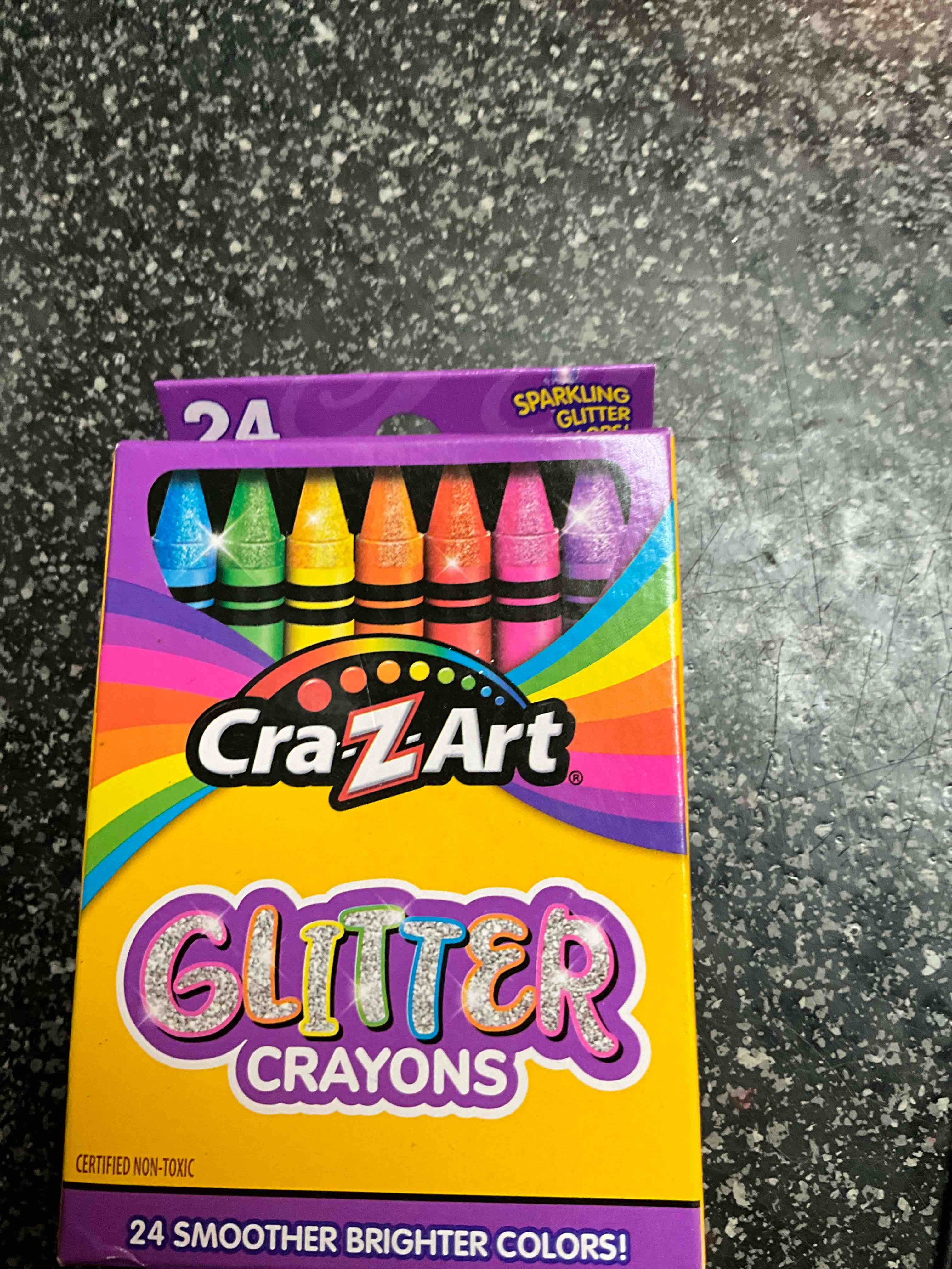 CraZArt - Glitter Crayons - 24 count 