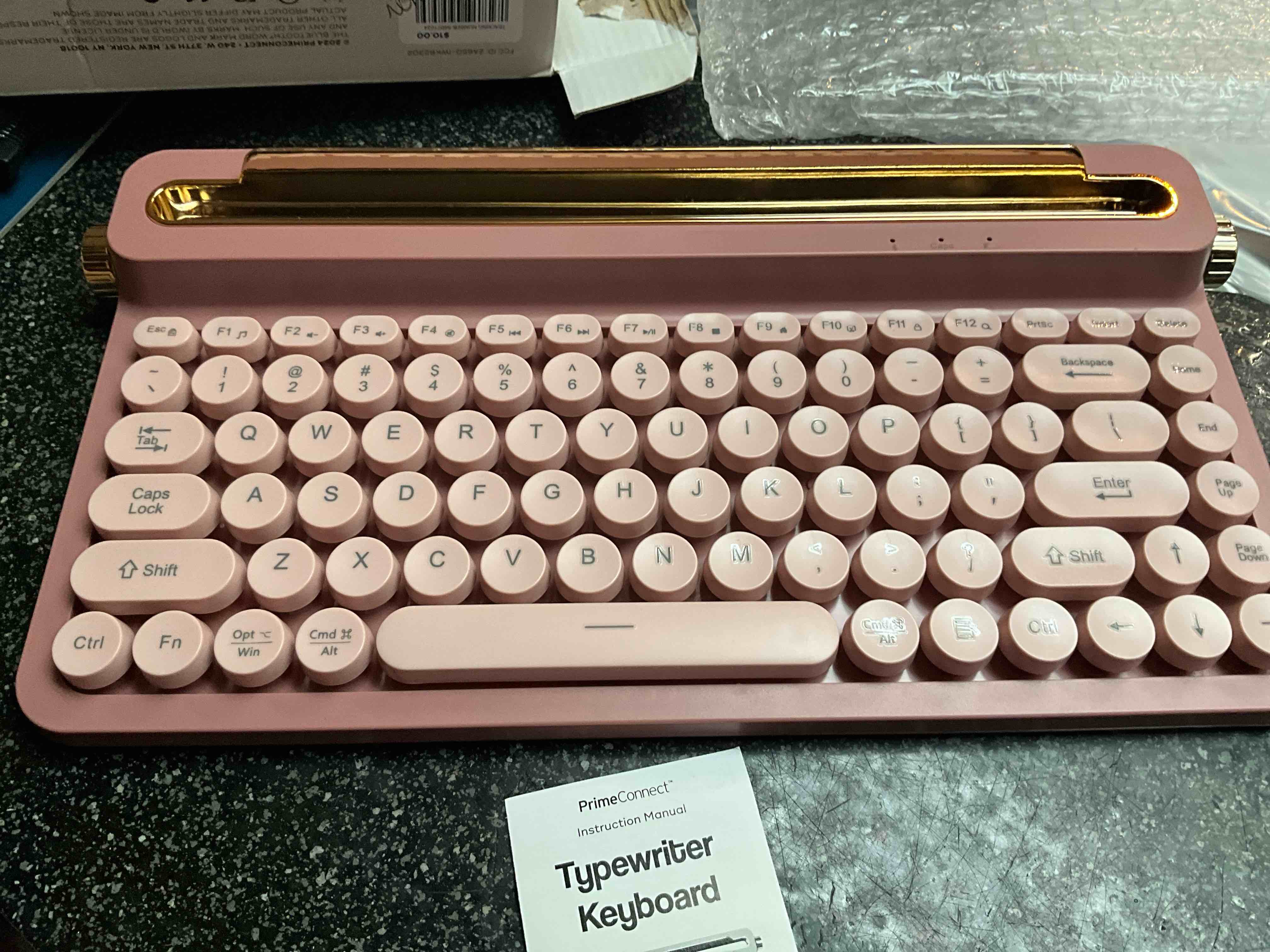 Prime Connect - Typewriter Keyboard - Bluetooth 