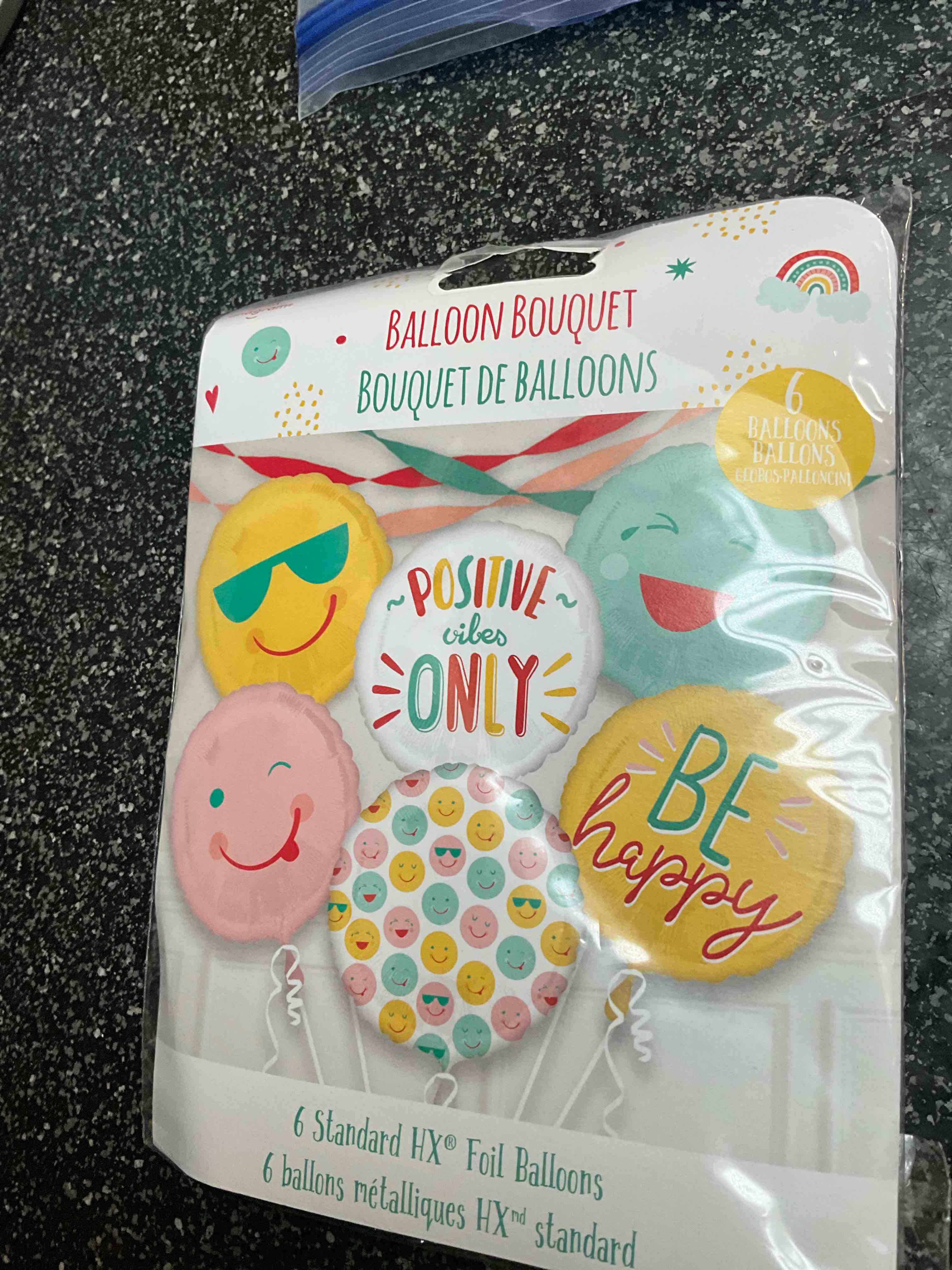 Balloon Bouquet - 6 Standard HX Foil Balloons 