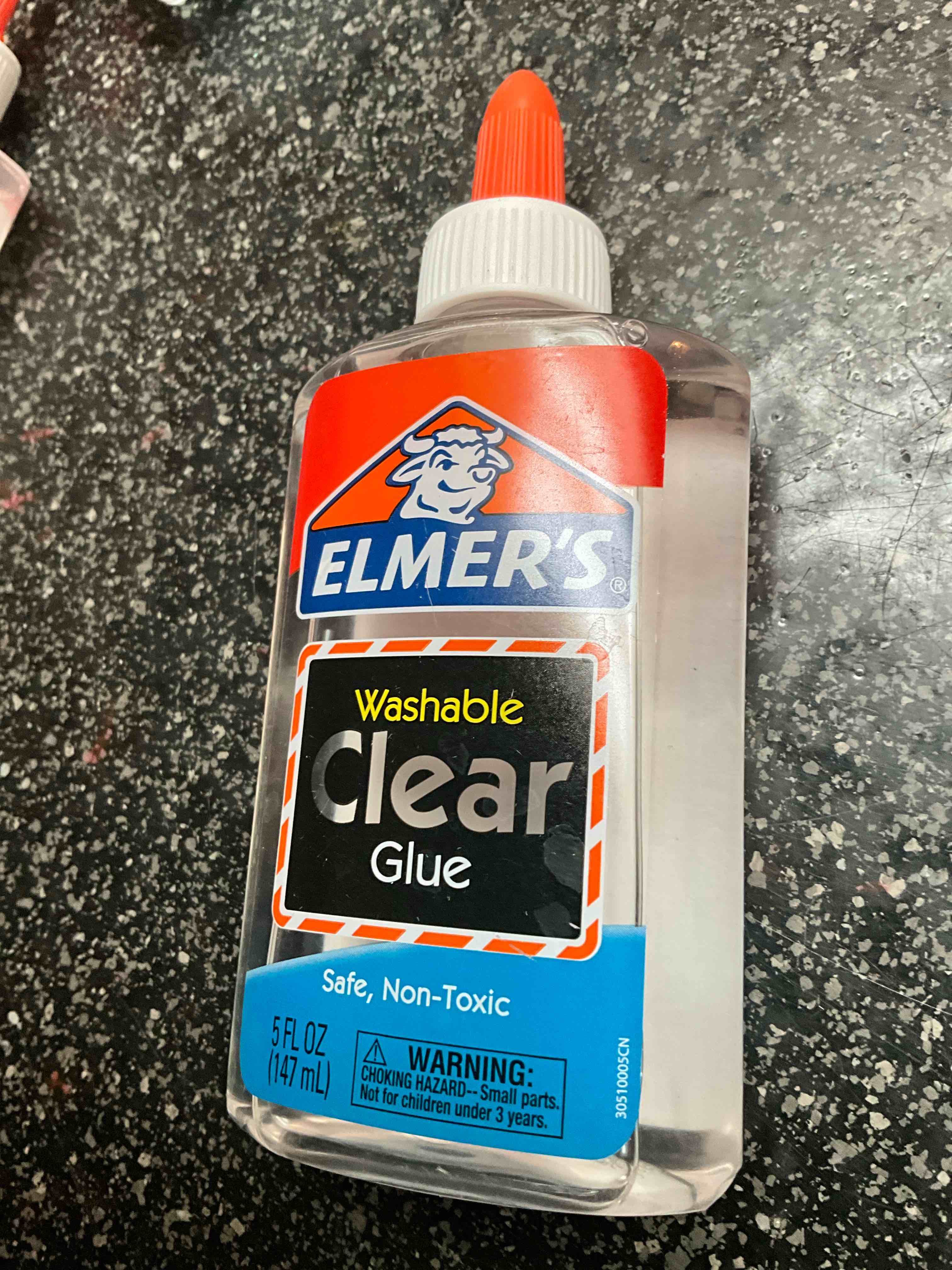 Elmer's E305 School Glue Washble Clear, 5 oz, Clear