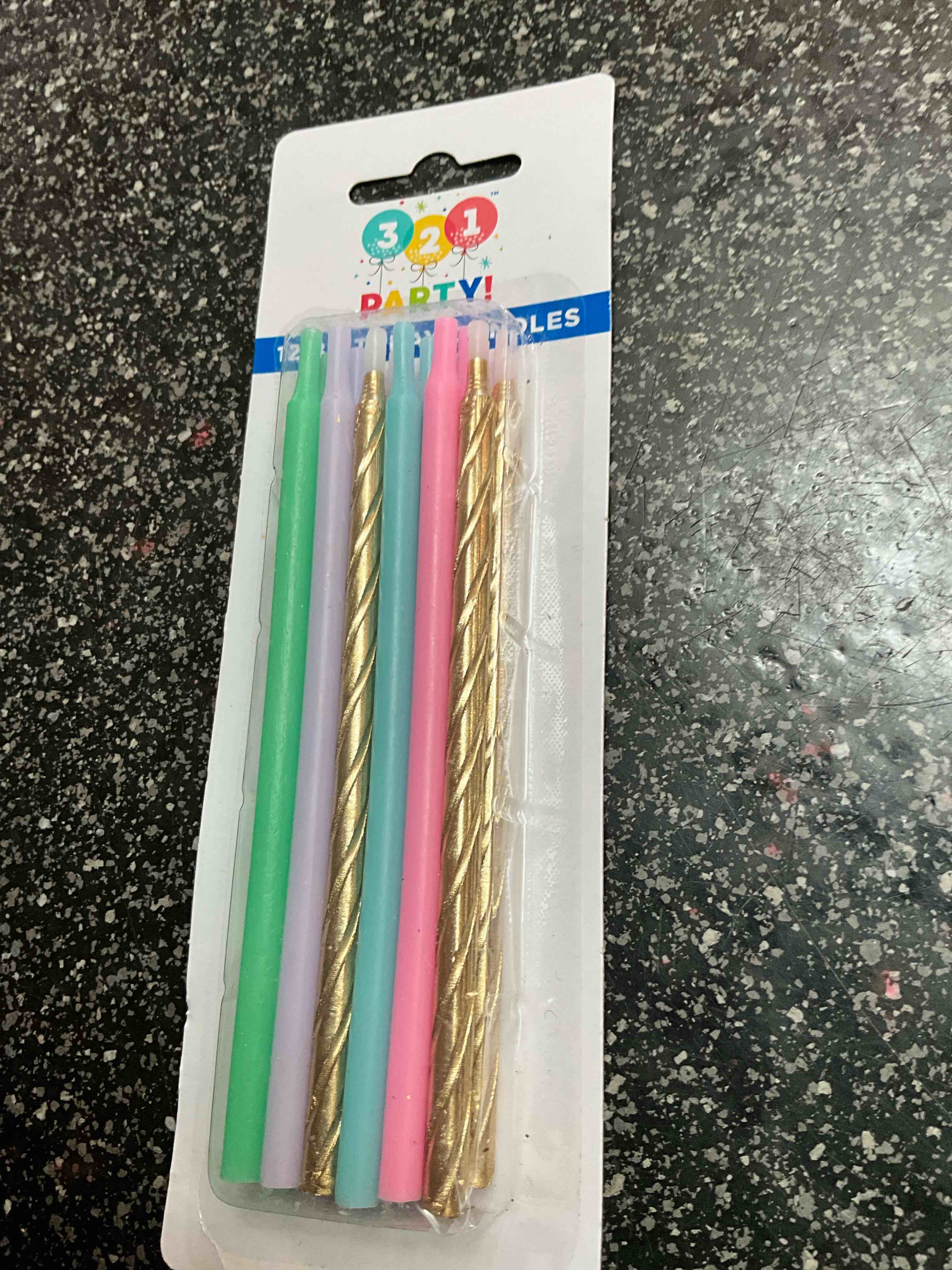 321 Party - 12 Birthday Candles 