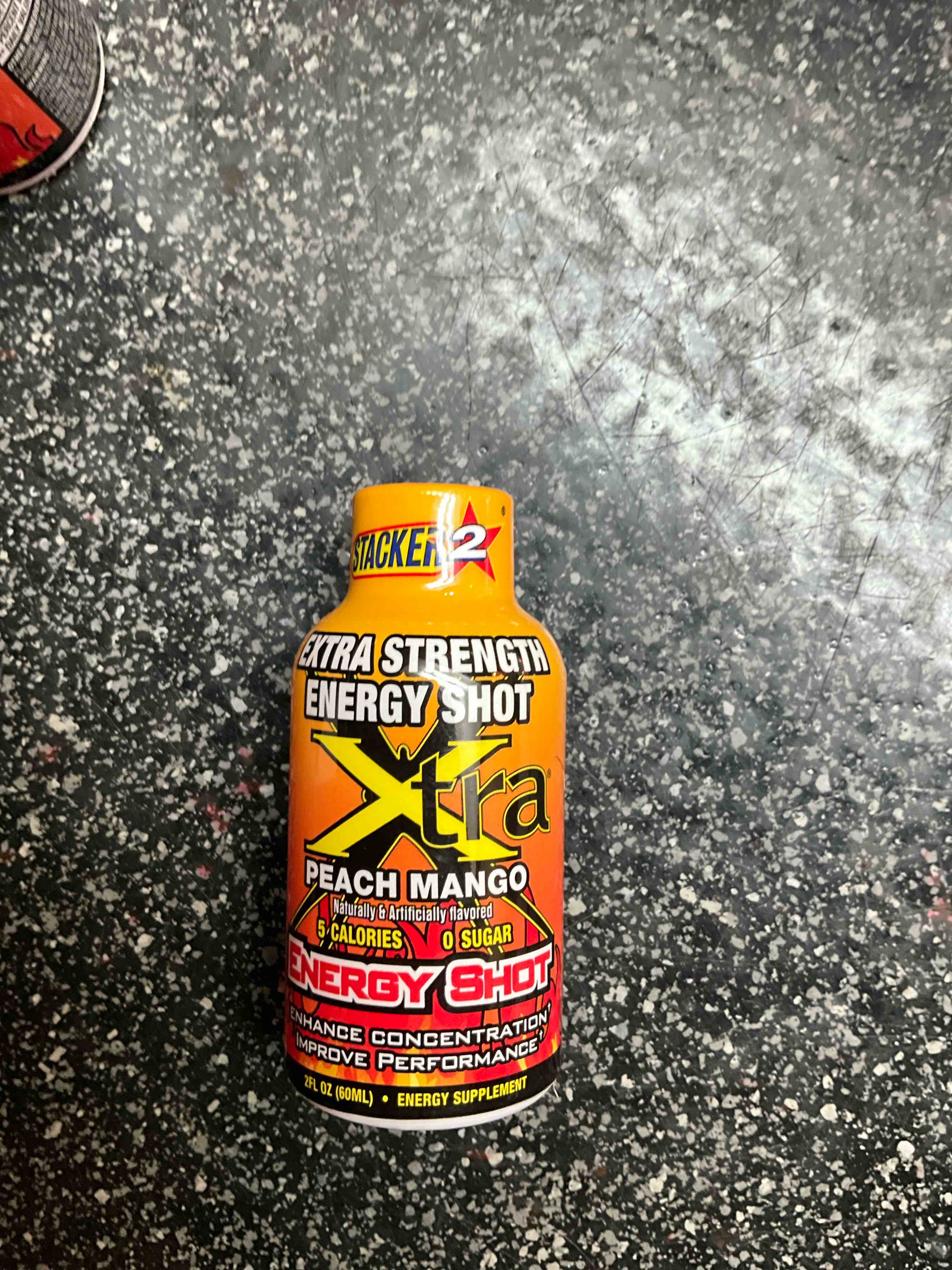 Stacker 2 - Extra Strength Energy Shot - Xtra - Peach Mango - Energy Shot - 2 oz 