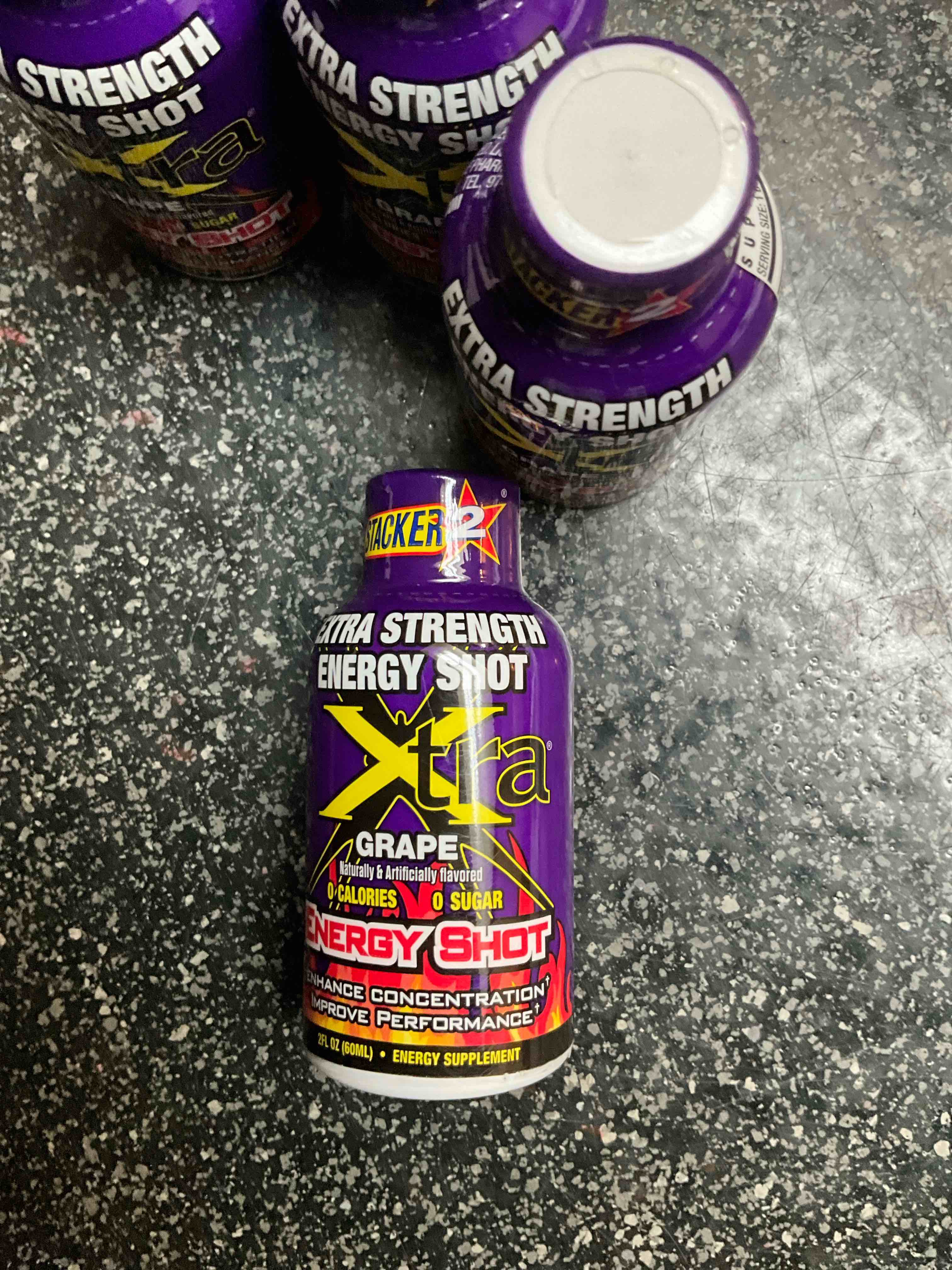 Stacker 2 - Extra Strength Energy Shot - Xtra Grape - Energy Shot 2 oz 