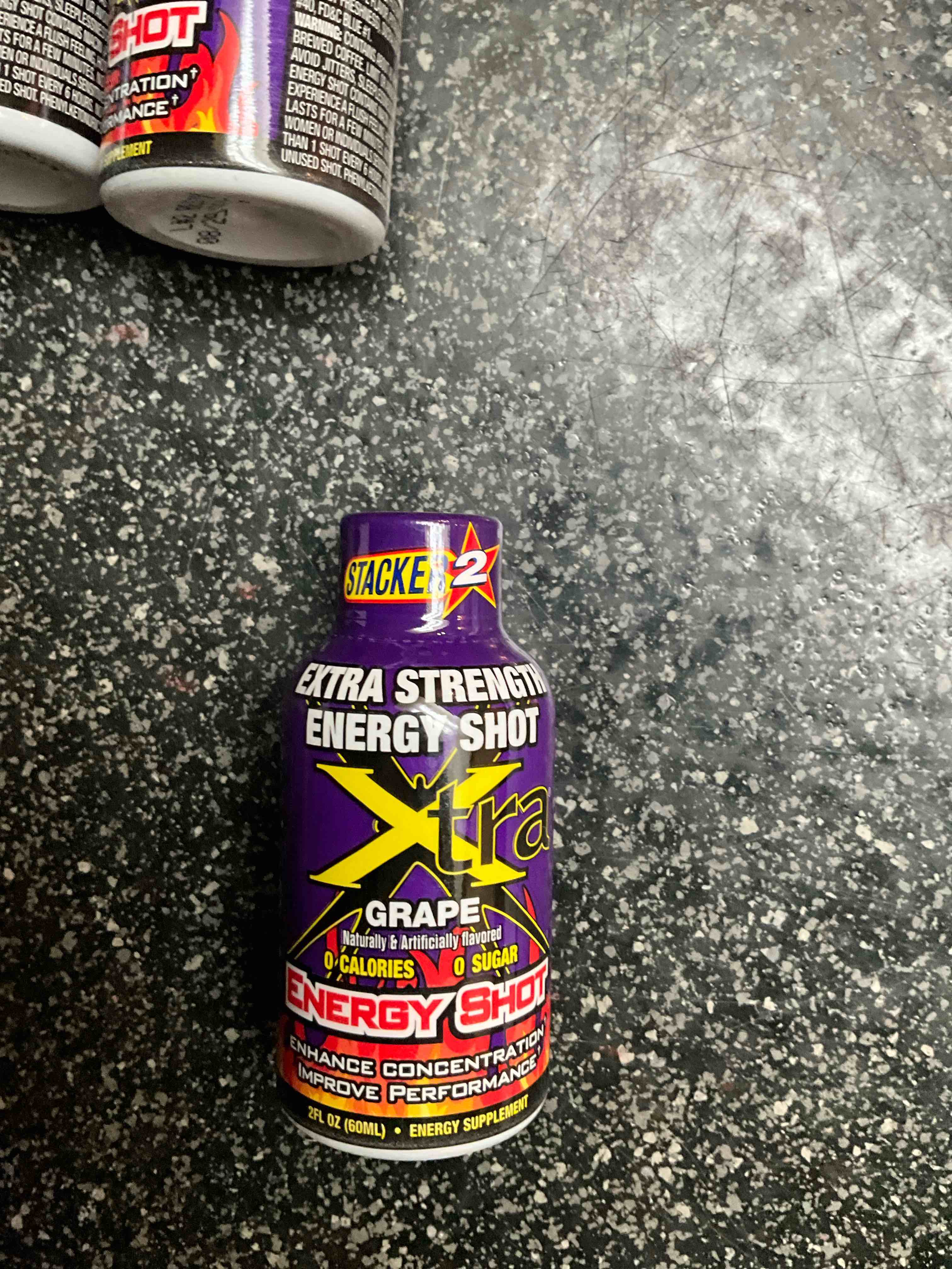 Stacker 2 - Extra Strength - Energy Shot - Xtra Grape Energy Shot - 2 oz 