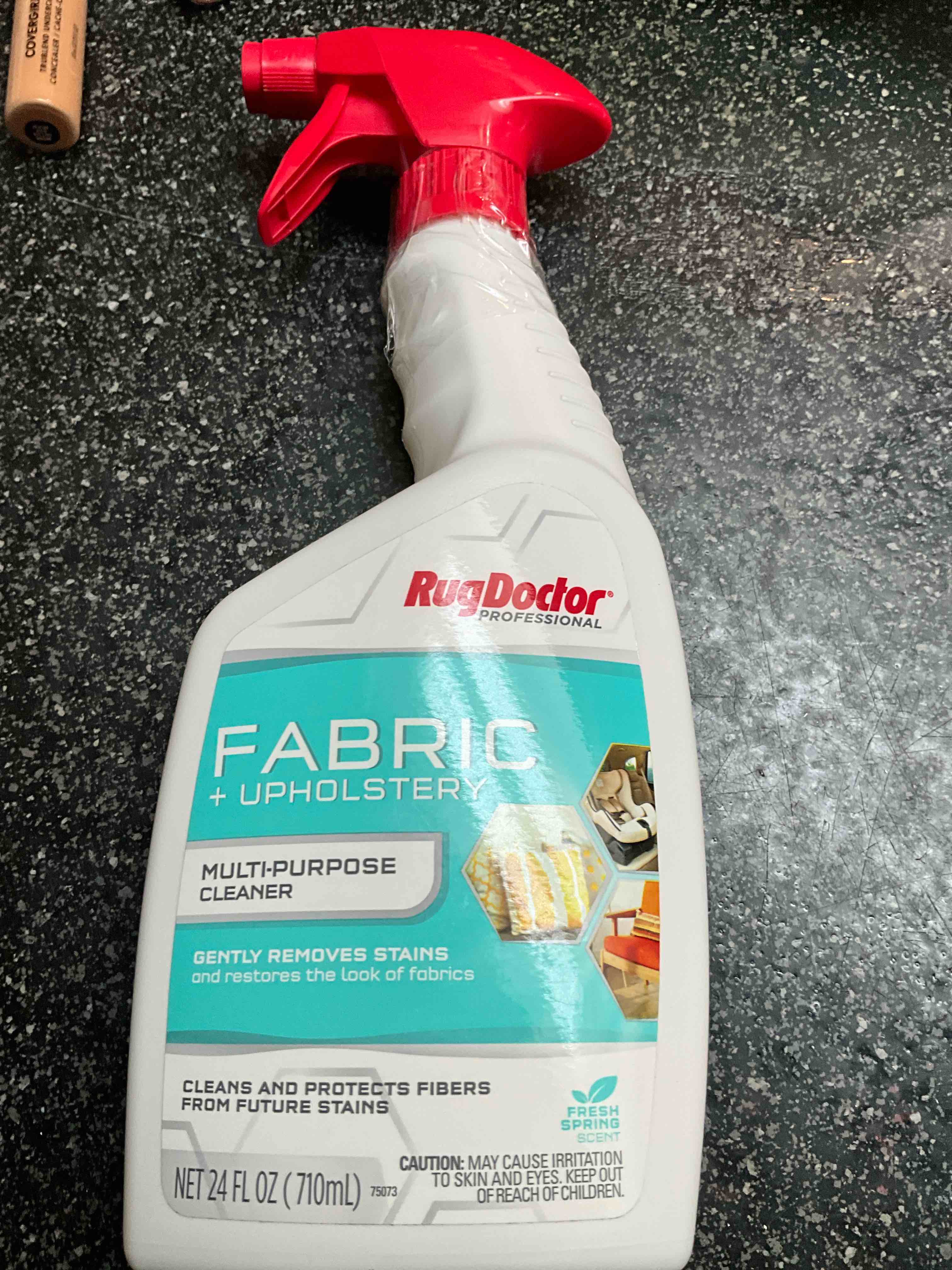 Rug Doctor Fabric + Upholstery Multipurpose Cleaner, 24 oz. Ready-To-Use Spray Bottle, Fabric Cleaner Formula, Gently Removes Tough Stains