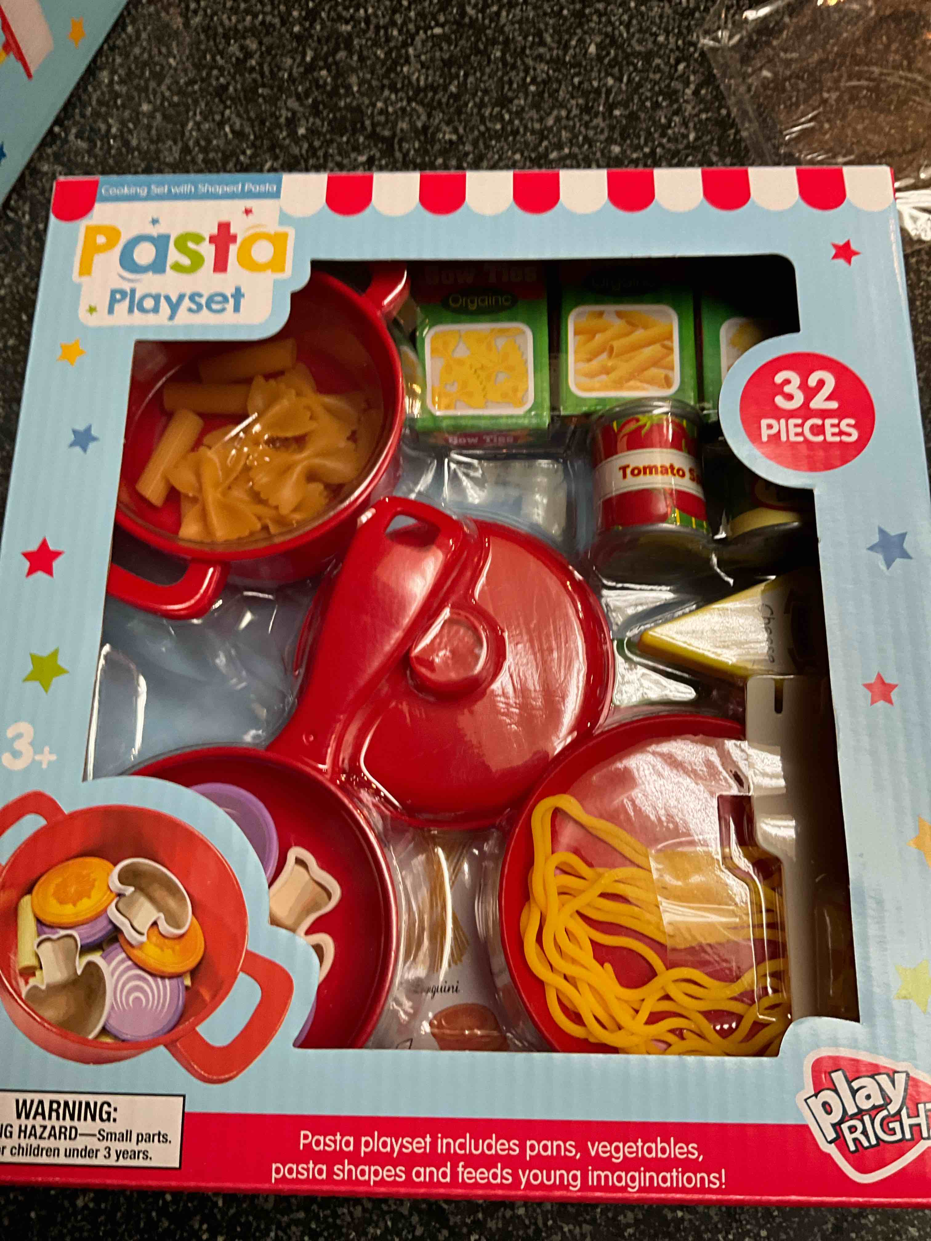Play Right - Pasta/Kitchen Playset - 32 Pieces 