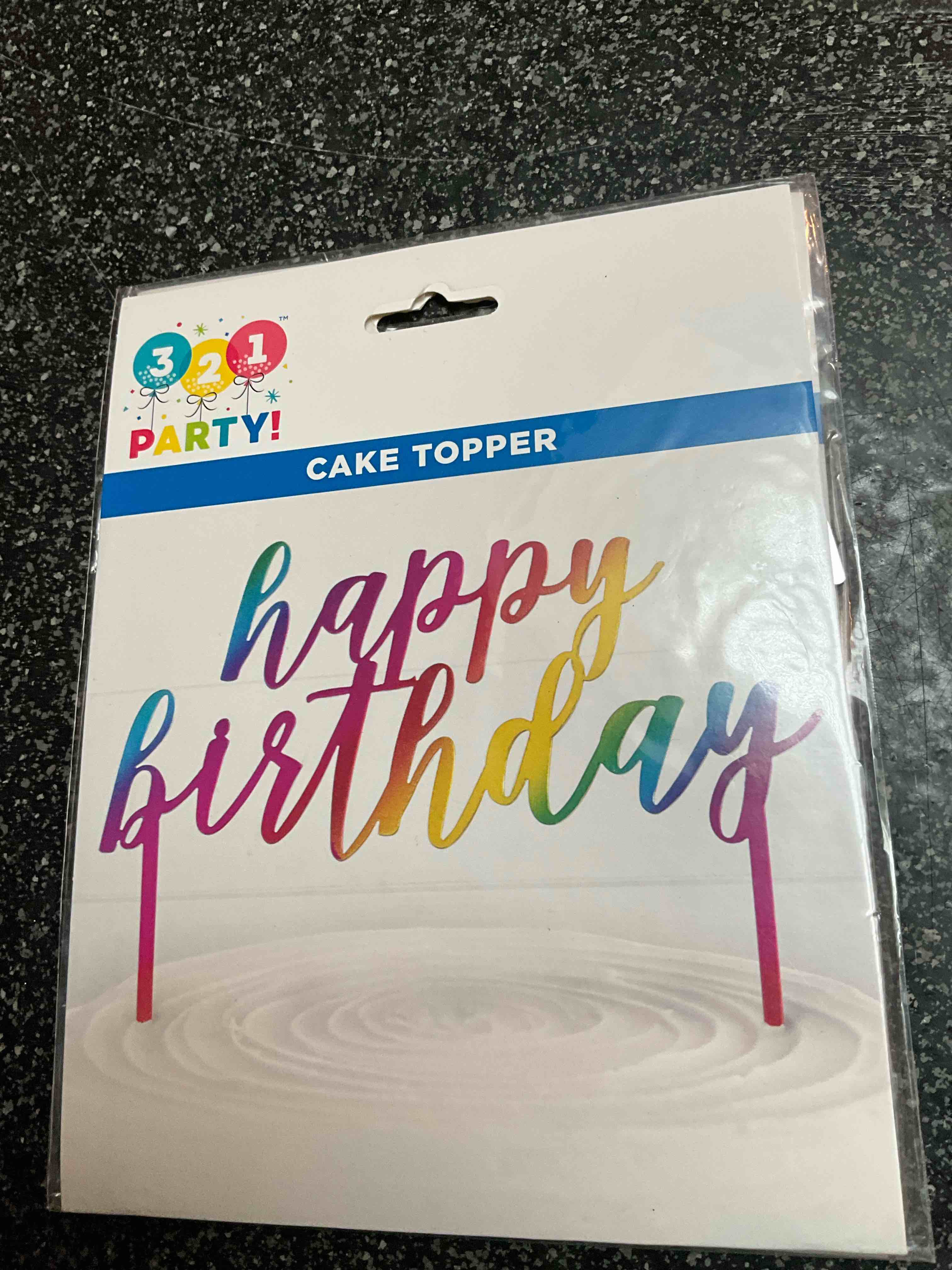 Happy Birthday - Cake Topper